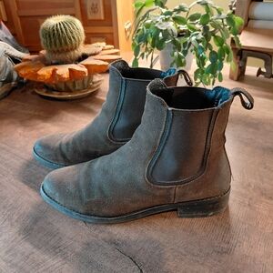 Brown/Olive Suede Ankle Boots Thursday Boots